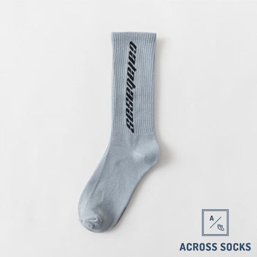 Calabasas Fashion Premium Cotton Socks Grey Socks