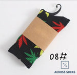 Maple Leaf Premium Cotton Socks Rasta / One Size Socks