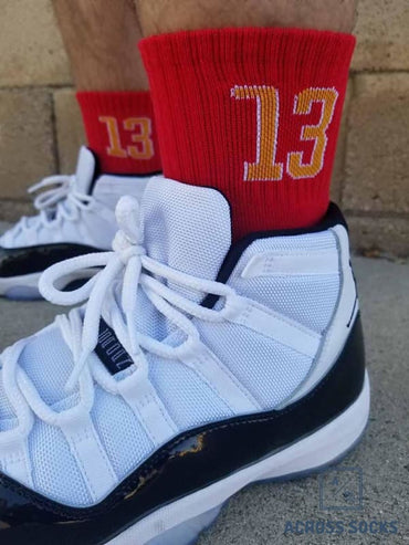 Player Edition Super Elite Basketball Socks #13 / One Size Fits All Socks